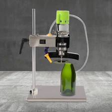 150W Electric Glass Bottle Cutter Glassware Cutting Machine with 3 Saw Blades