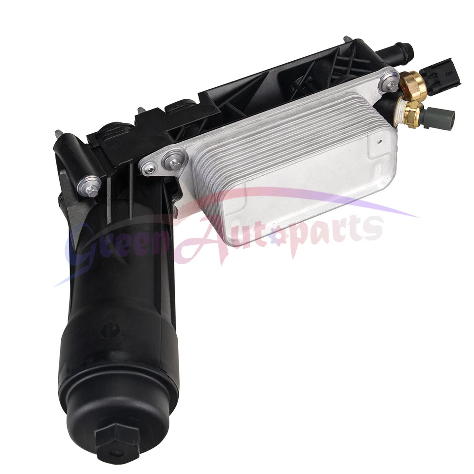 For 2011-2013 Chrysler Dodge Jeep 3.6L Oil Cooler Filter Housing+ Intake Gaskets - Image 4 of 4