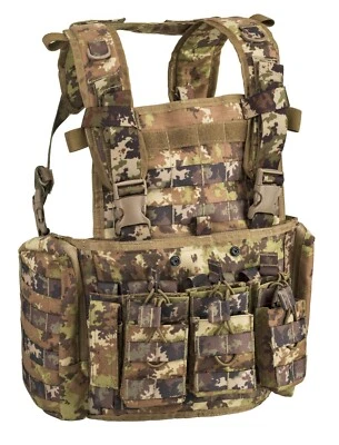 DEFCON 5 D5-RC909 VI CHEST RIG MARTE 1000 DEN VEGETATO ITALIANO GILET TATTICO