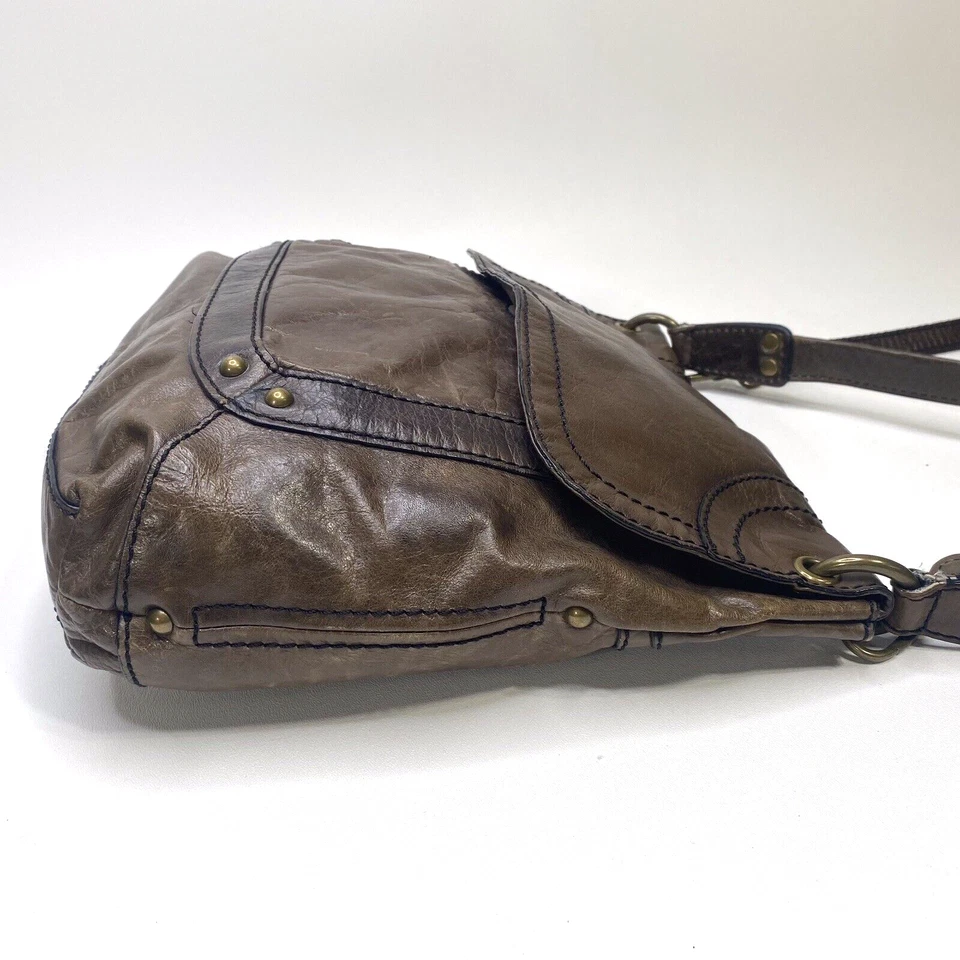 ~FOSSIL Cartera Cuero Marrón Maddox Bolso de Mano Bolso de Hombro Foto 4 de 4