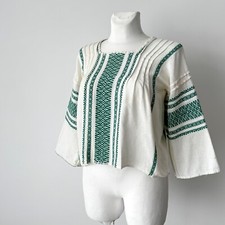 Antique Ukrainian Traditional Women  s  Vyschyvanka  Shirt Size S/M