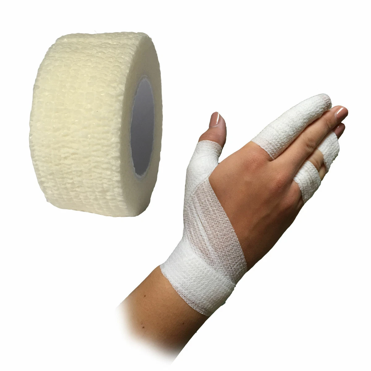 White bandage clearance