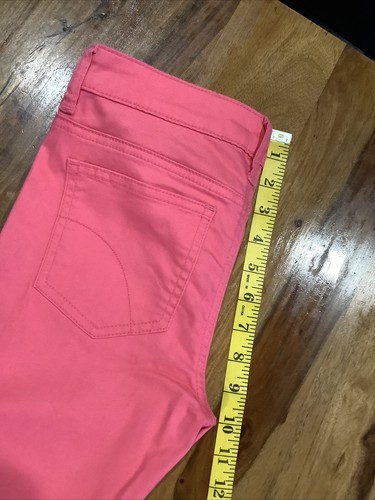 Joe's Jeans Girls Size 12 26x27 Pink Lightweight Skinny Fit - Picture 7 of 11