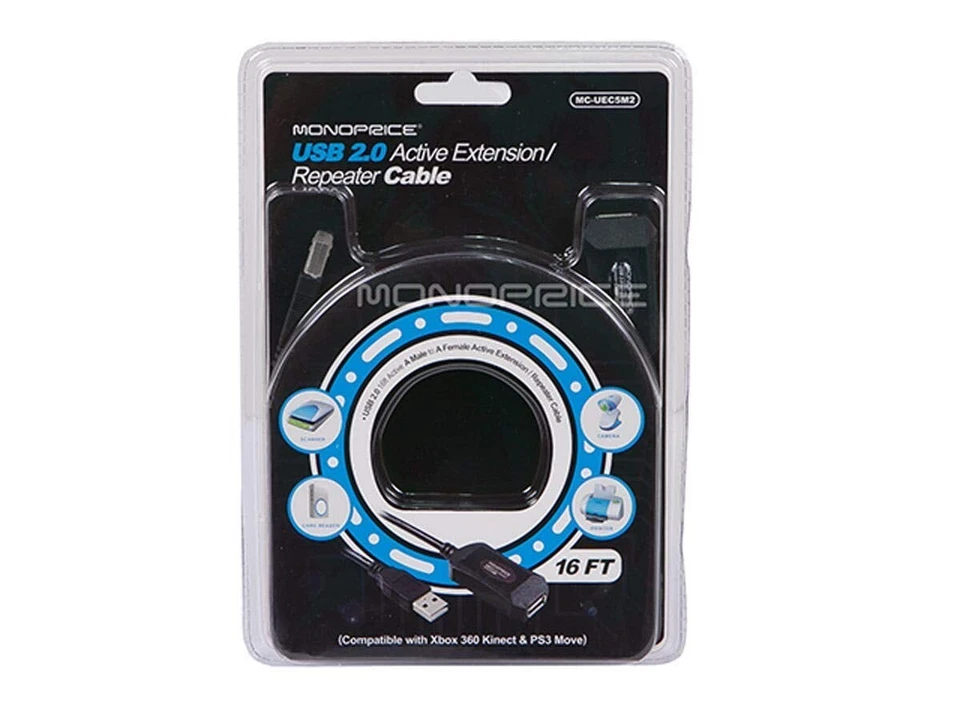 USB 2.0 Male to Female Active Extension/Repeater Cable - 16 Feet - Image 4 of 4