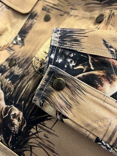 SS12 Supreme Dog Duck Hunting Chore Jacket Size L Light Brown - Picture 6 of 11