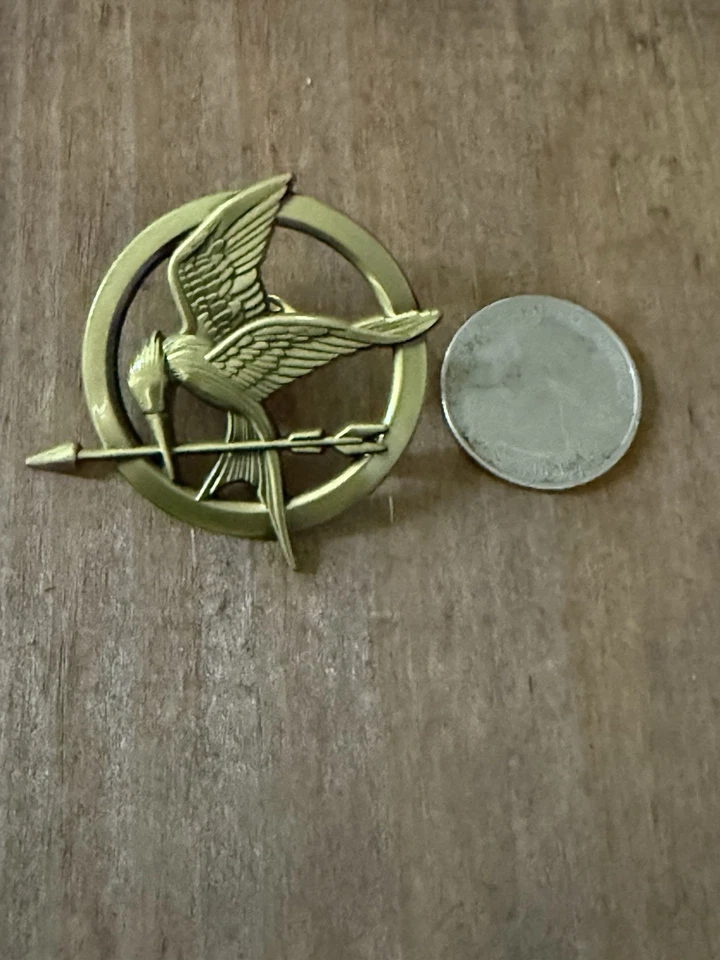 Enamel Pin Hunger Games Mockingjay Movie Book Catching Fire Jennifer Lawrence - Image 2 of 4