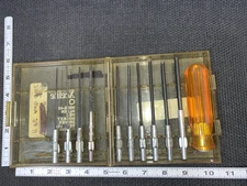 Vintage Xcelite 99PS-40 11-Piece Allen Hex Driver socket set w/handle