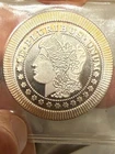 Silver Bullion 1 Troy Ounce Morgan Round Poker Chip Style 999 Fine