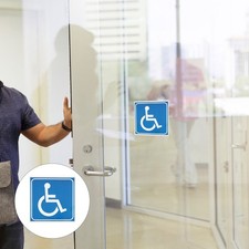  4 Pcs Disabled Wheelchair Sticker Decals Stickers for Cars Sign Vehicles