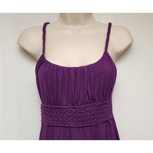 Banana Republic Maxikleid lila Spaghettiträger Größe XS - Bild 5 von 8