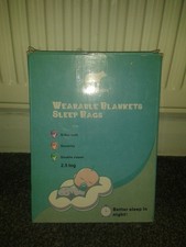 Mosebears Baby Winter Sleeping Bag 2.5 Tog,Toddler Sleep Sack Wearable Blanket