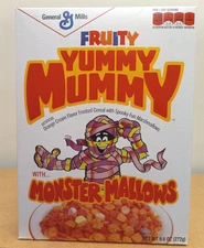 YUMMY MUMMY GENERAL MILLS CEREAL UNOPENED Full Box 2013 EXCELLENT