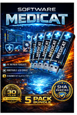 MediCat Bootable PC Repair Recovery Toolkit  System Rescue Boot Dr  5 Pack