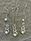 Vintage Barbie Cleinman & Sons Jewelry - Rare Clear Color Stones - Complete Set