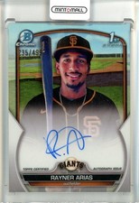 2023 Bowman Chrome Rayner Arias Chrome Prospect Auto /499