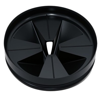 Garbage Disposal Splash Guard 3 3/8'' for InSinkErator Evolution 3 3/8'', Black 