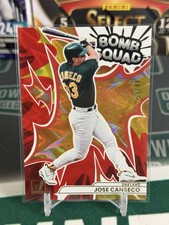 Jose Canseco 2026 Donruss Baseball Bomb Squad Red Xplosion /99