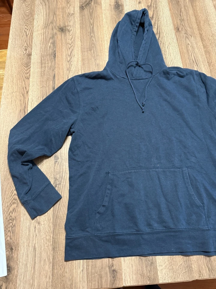 Sudadera con Capucha Threads 4 Thought, Para Hombre Talla XL, Azul, Sudadera, Pullover, Manga Larga Foto 3 de 4