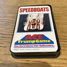 1970s SPEEDBOATS TOP TRUMPS 