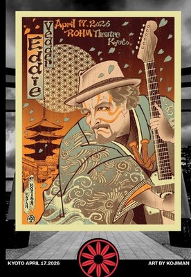 OFFICIAL Pearl Jam Eddie Vedder 4/17/2026 Kyoto Concert Event