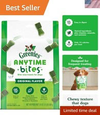 Greenies Anytime Bites Chewy Treats - 24 oz. of Low Calorie Delight for Dogs