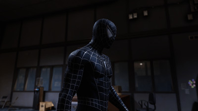 Marvel spiderman remastered black insomniac games Custom Gaming Mat Desk 7889