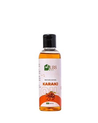 Karanj Oil 100%  Virgin Cold-Pressed Natural Oil For Skin Hair & Scalp 100 ml