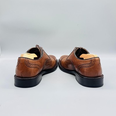 Johnston & Murphy Shoes Mens 9 Brown Leather Cap Toe Oxford  display picture 1