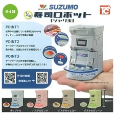 1/10 SUZUMO Sushi Robot Sharida / Capsule Full 4 Type Comp Set Gacha Japan
