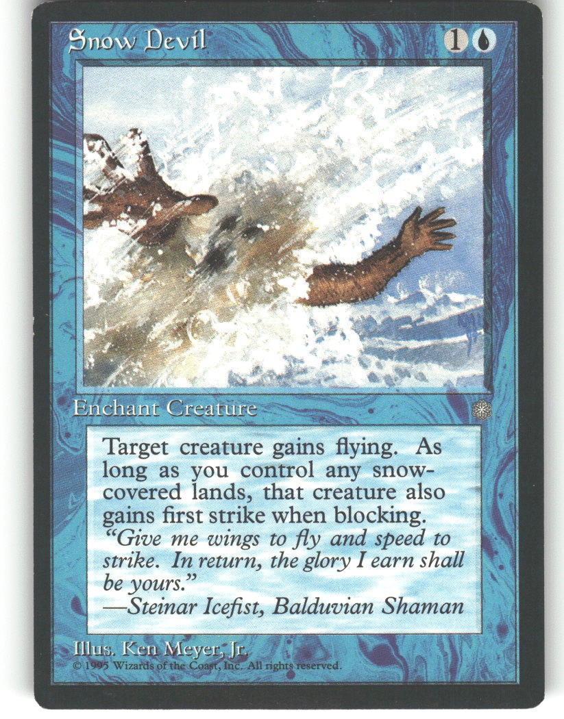 Snow Devil - Ice Age - MTG - Common - # - NM