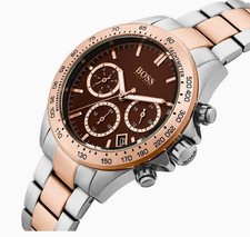 BOSS Novia 38mm Stainless Steel and Rose Gold Tone Ladies Watch