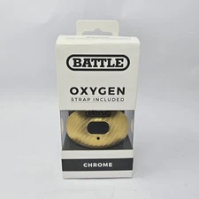 Battle Sports Oxygen Lip Shield Mouthguard Football Mouth Guard Gold Carbon Fibe