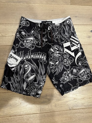 Rare Billabong Andy Irons Board Shorts Size 30 Barely Worn