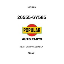 Original 2004 Nissan Maxima Heckleuchten-Baugruppe 26555-6Y585 Original 2004 Nissan Maxima Heckleuchten-Baugruppe 26555-6Y585