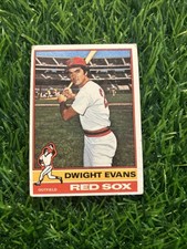 Topps 1976 Dwight Evans Boston Red Sox #575 MLB Baseball Card C9