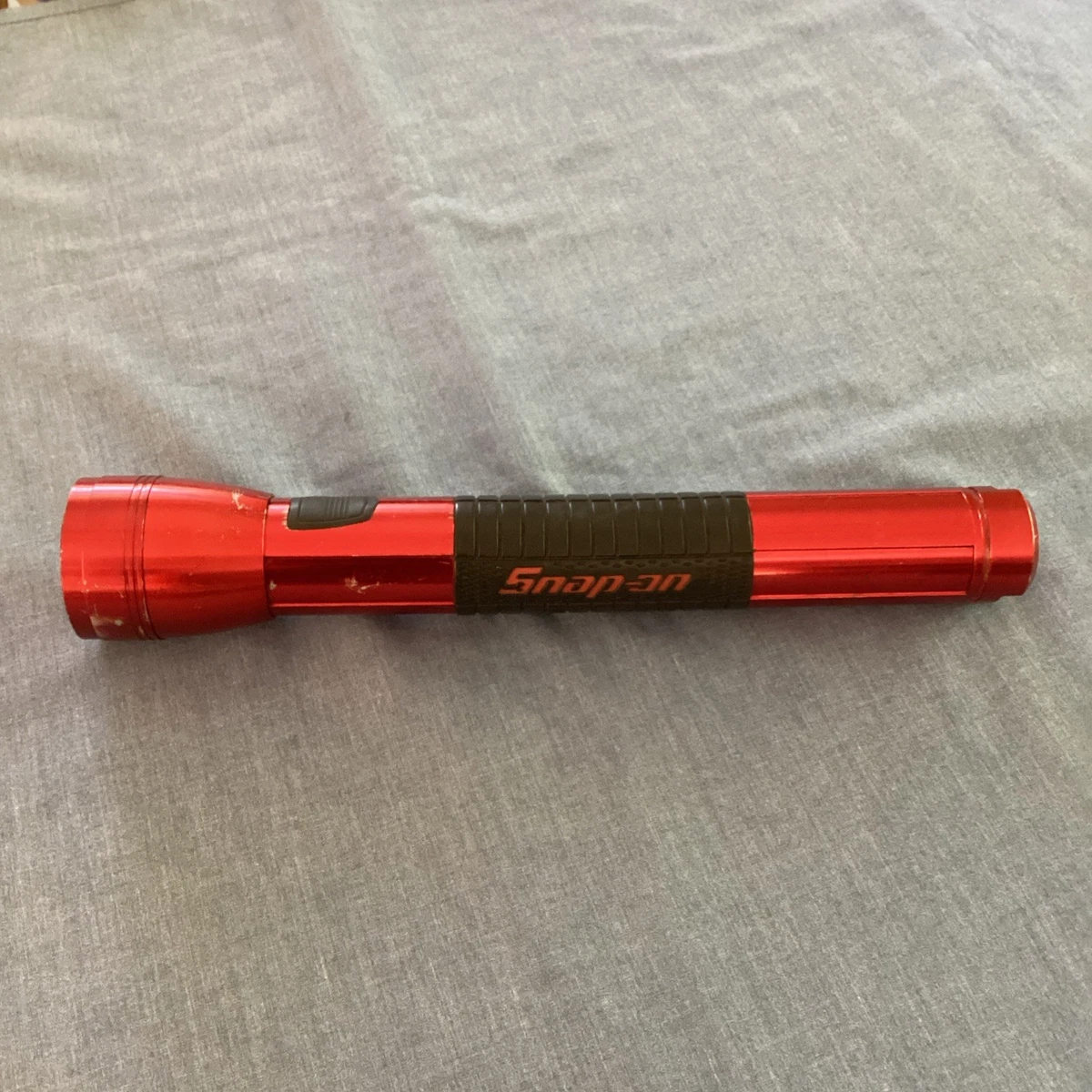 Snap-On Tools 13 Inch Flashlight 3 D Cell Red Aluminum Hand Light