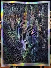 Billy Strings 2025 Fall Tour Foil Poster David Welker Louisville Tulsa Texas V2