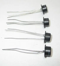 GE CG 2N43A PNP Germanium Tophat Alloy Junction Transistors NOS Tested 4 Pc.