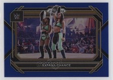 2023 Panini Prizm WWE Blue Prizm 109/199 Katana Chance #84 10ow