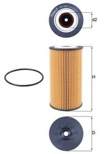 Ölfilter MAHLE OX 358D Filtereinsatz für AUDI B6 C6 A6 B7 VW PHAETON 3D1 4F2 A8