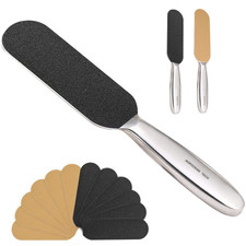 Professional Pedicure Foot File,Coarse/Fine Double Side and Reusable Stainless S