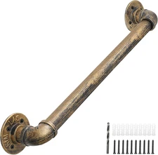 Wall Handrail 3FT/90CM,Industrial Staircase Railing 1.25 Inch Tube Diameter,Galv