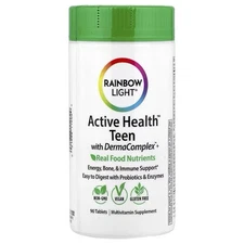 Rainbow Light Active Health Teen Real Food Nutrients 90 Vegan Caps Exp 12/27