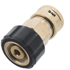 50 Erie Tools Pressure Washer 3/8" Female NPT - M22 Quick Connect Socket Coupler