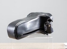 Vintage Canon Black Molded Leather Case for Canon AE-1/A-1 with longer zoom