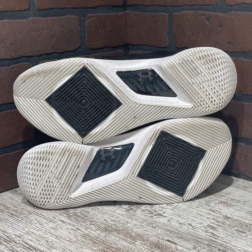 Under Armour Curry 5 Black Gray White Basketball Sneakers Shoes 12 - FAST SHIP - Picture 7 of 7