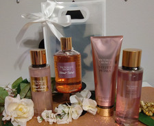 Victoria's Secret Velvet Petals 4 pc Set with gift bag 