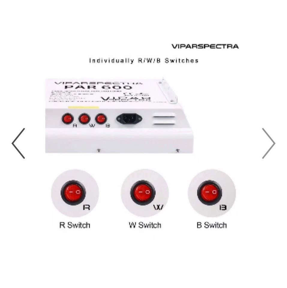 Viparspectra PAR 600T Grow Light Full Spectrum Lighting - Reed - Image 4 of 4