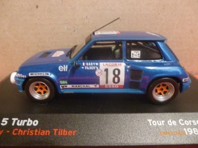 RENAULT 5 Turbo TOUR DE CORSE 1980 SABY/TIBER  5eme/2eme class  1/43 - Photo 1/4