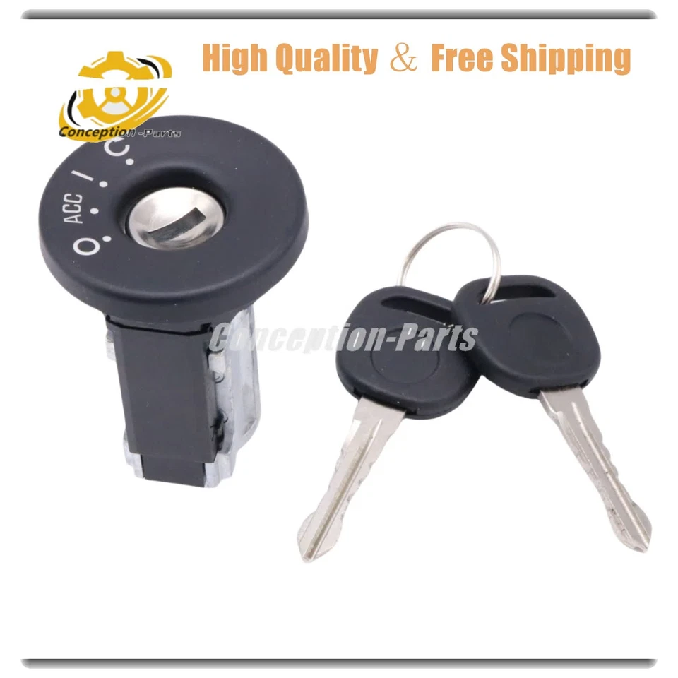 1Set Ignition Lock Cylinder W/2 Keys For Pontiac Grand Prix Base GT GTP GXP 5.3L Foto 4 de 4